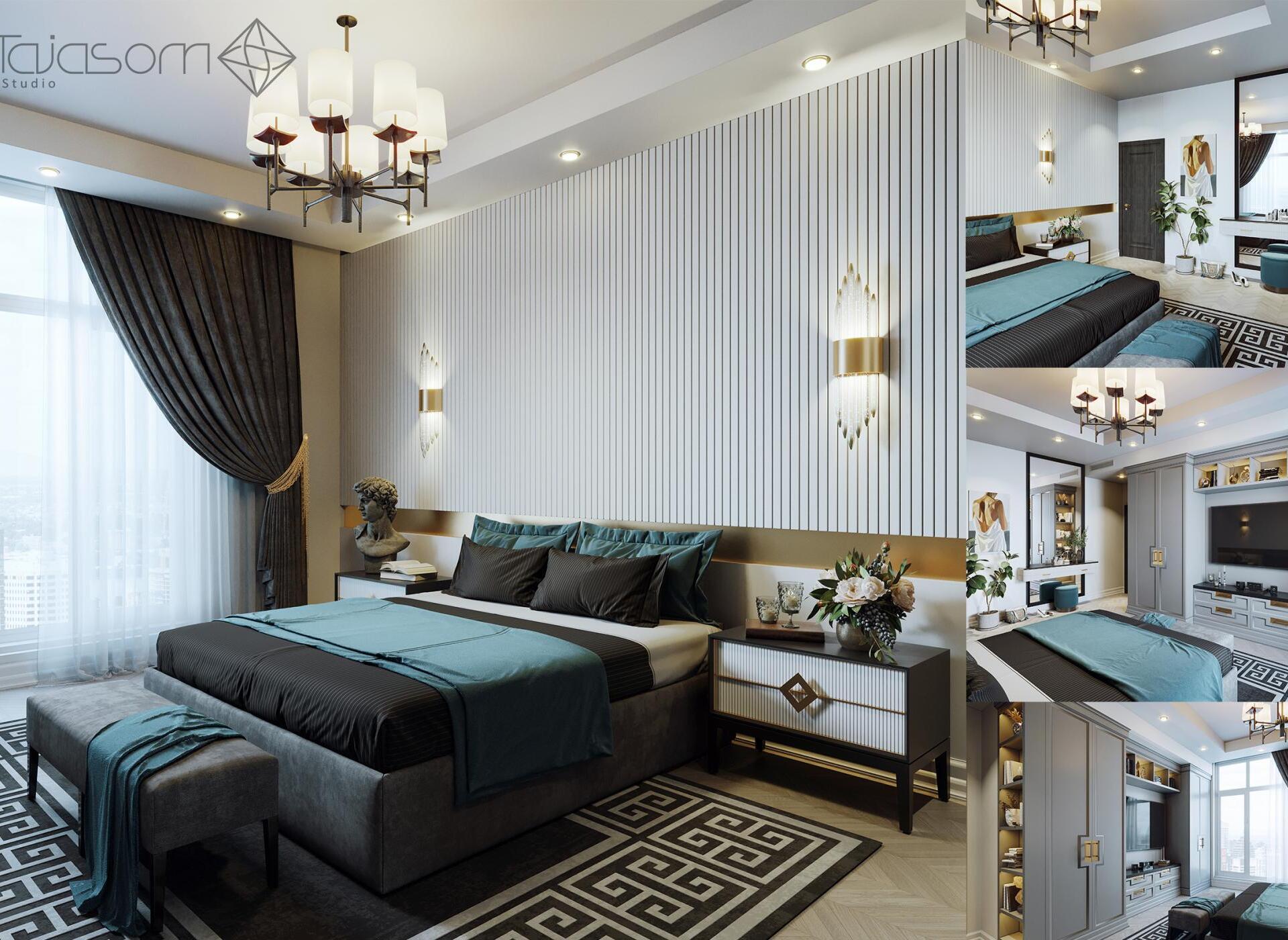  صحنه آماده اتاق خواب 0440 