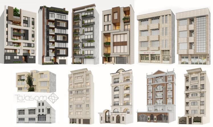 دانلود آبجکت ساختمان ایرانی