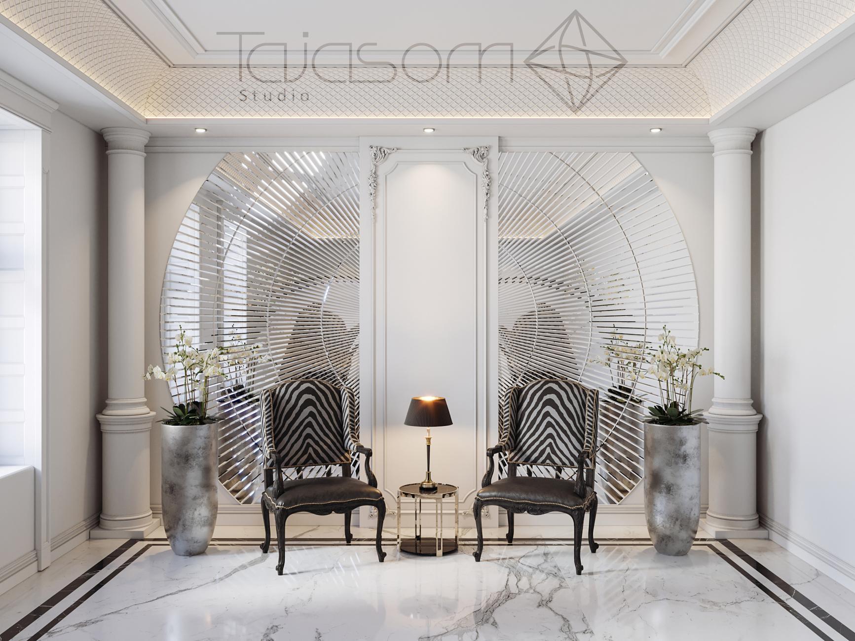  چیدمان لوکس کلاسیک برای پروژه‌های مسکونی 