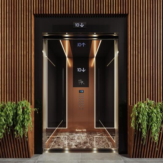 طراحی سه بعدی داخل کابین آسانسور