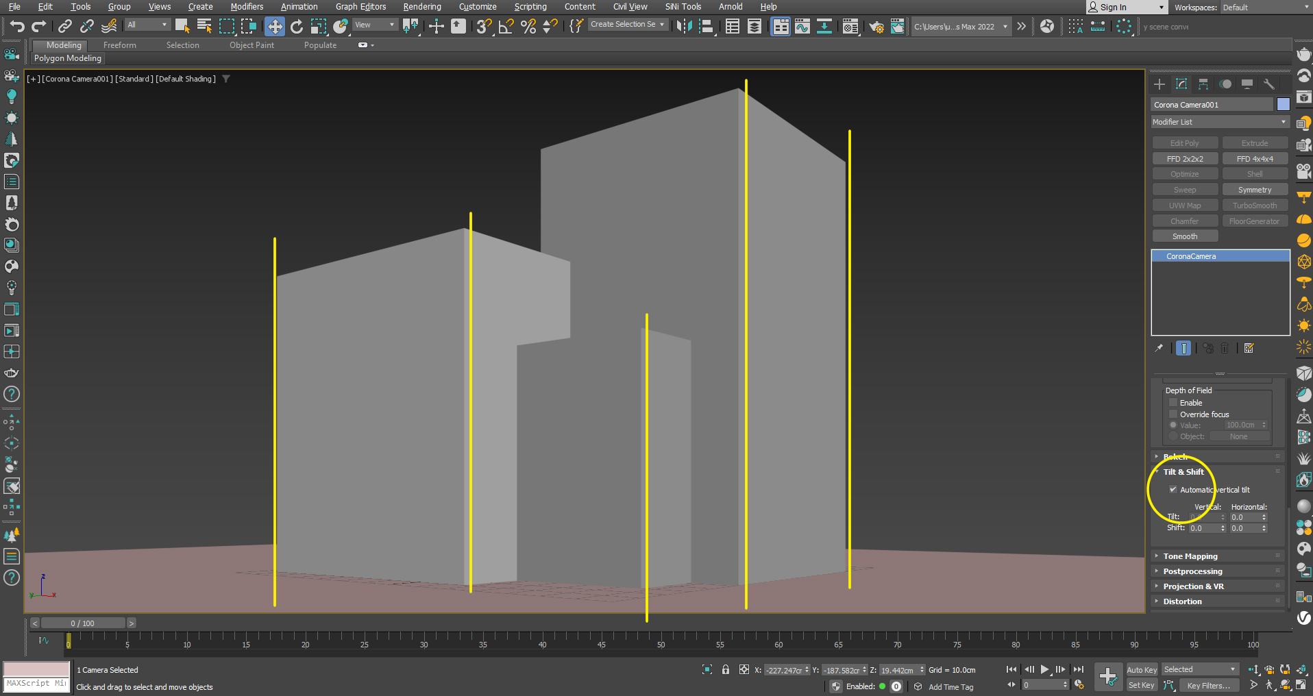 اهمیت خطوط عمودی در عکاسی معماری